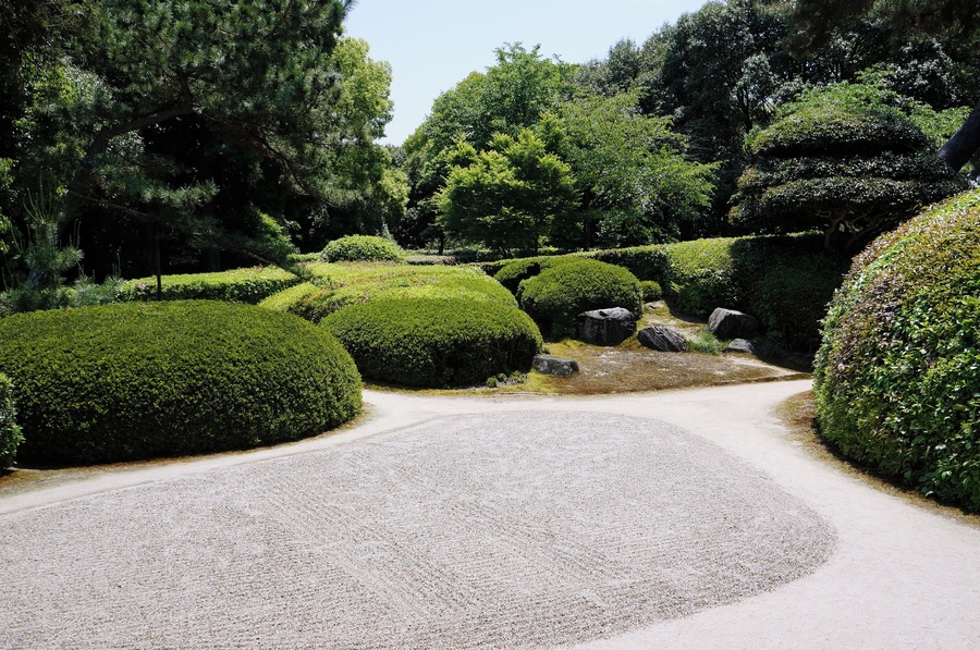 Jikō-in in Yamatokoriyama, Nara prefecture, Japan.