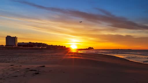 Coastline near New York in the area of Rockaway Park