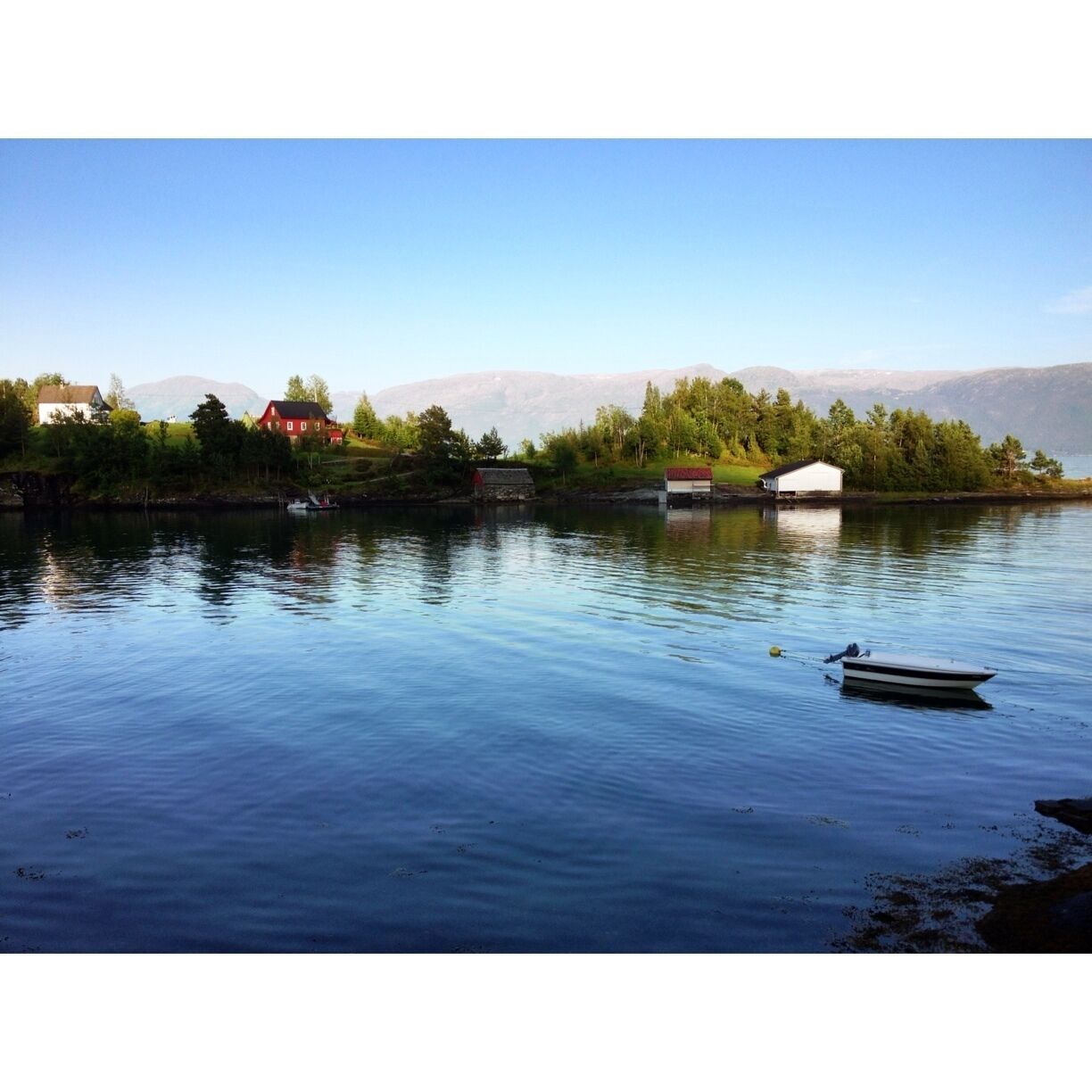 Børsheimholmen, Hardangerfjorden. 