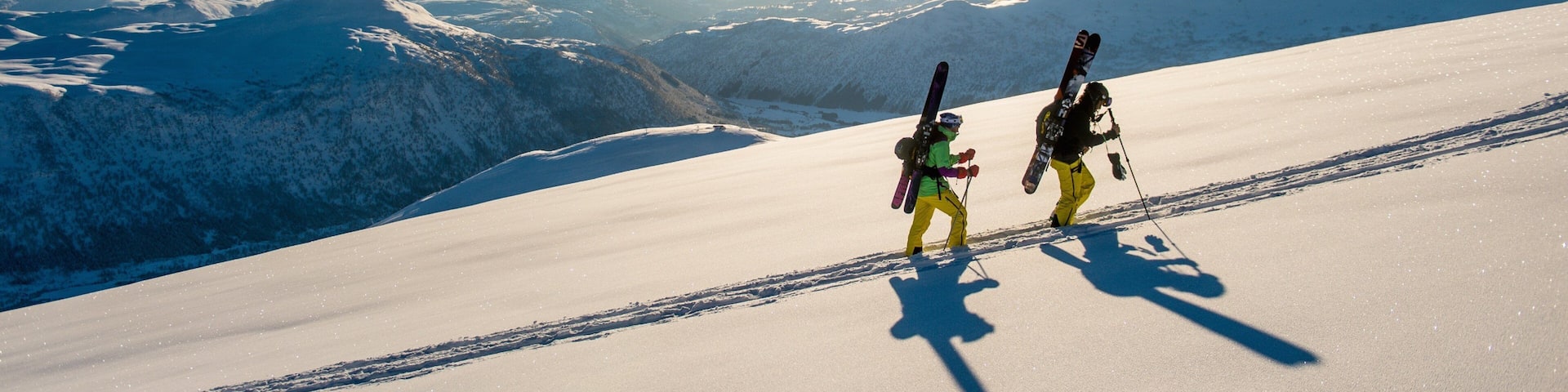 Myrkdalen which includes mountains, landscape views and snow