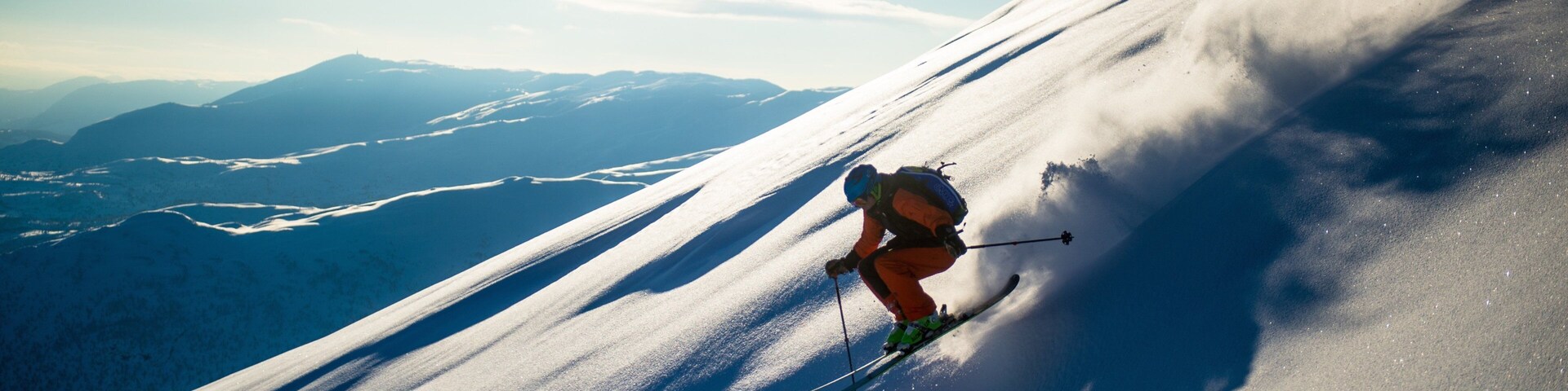 Myrkdalen featuring snow and snow skiing
