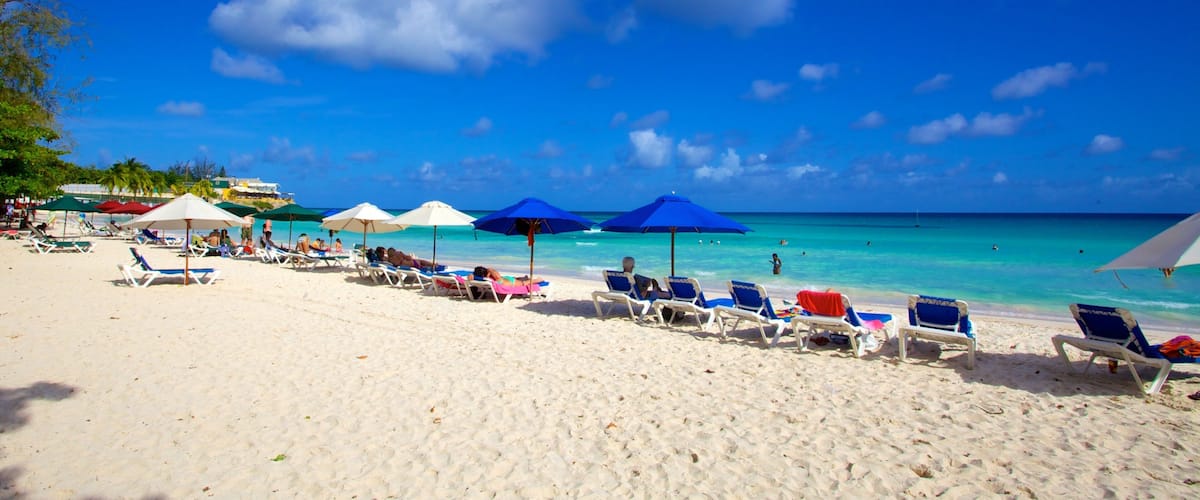 Rockley Beach featuring a beach, general coastal views and tropical scenes