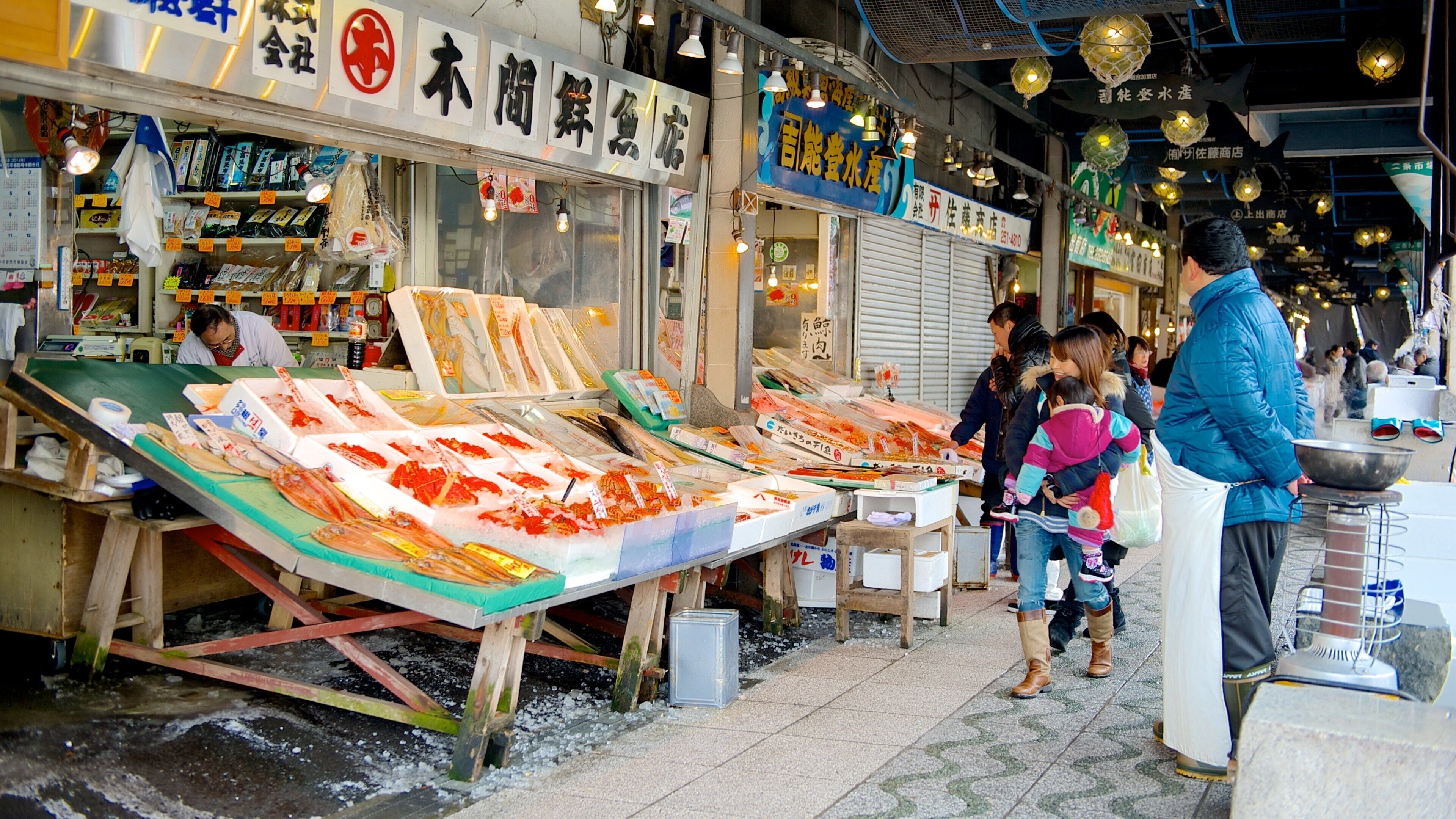 Nijo Market which includes markets