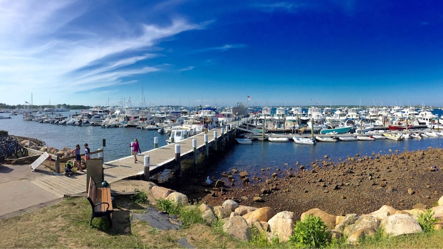 The best spot on Block Island, RI for a dining experience and the view.