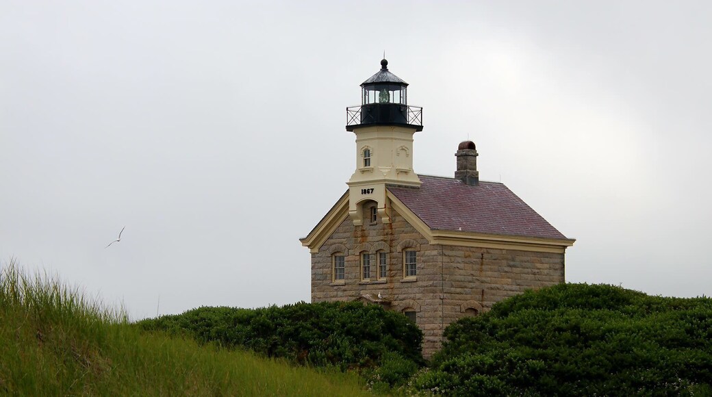 At the northernmost point of Block Island, North Lighthouse keeps seafarers safe.