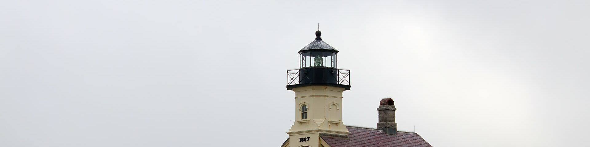 At the northernmost point of Block Island, North Lighthouse keeps seafarers safe.