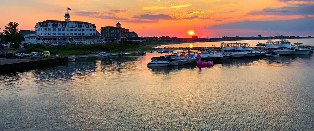 Block Island, 4th of July, sunset