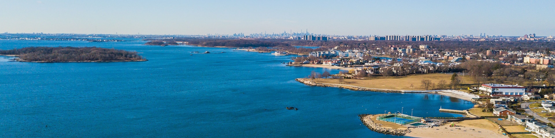 Aerial Views of Mamaroneck, New Rochelle, and Larchmont