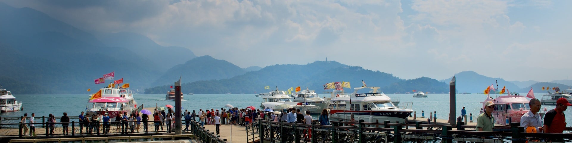 Shueishe Pier featuring a lake or waterhole