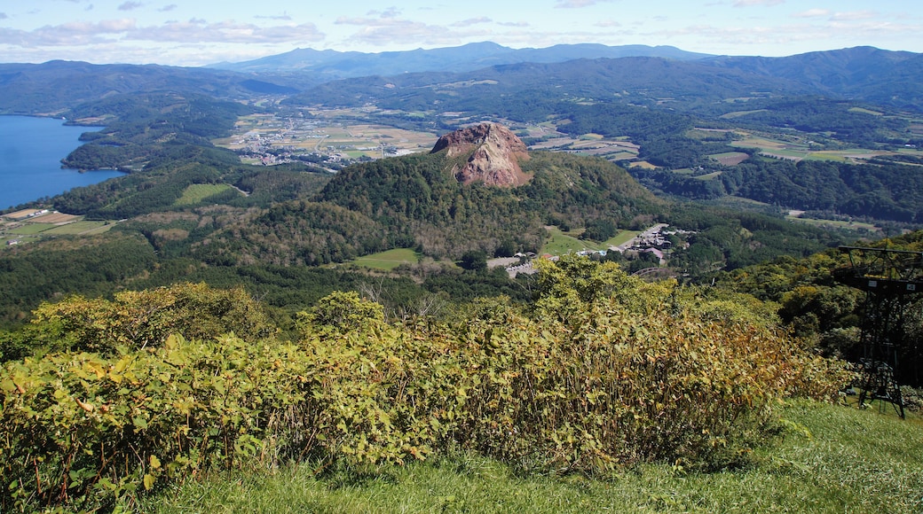 Shōwa-shinzan at Sobetsu, Hokkaido prefecture, Japan.