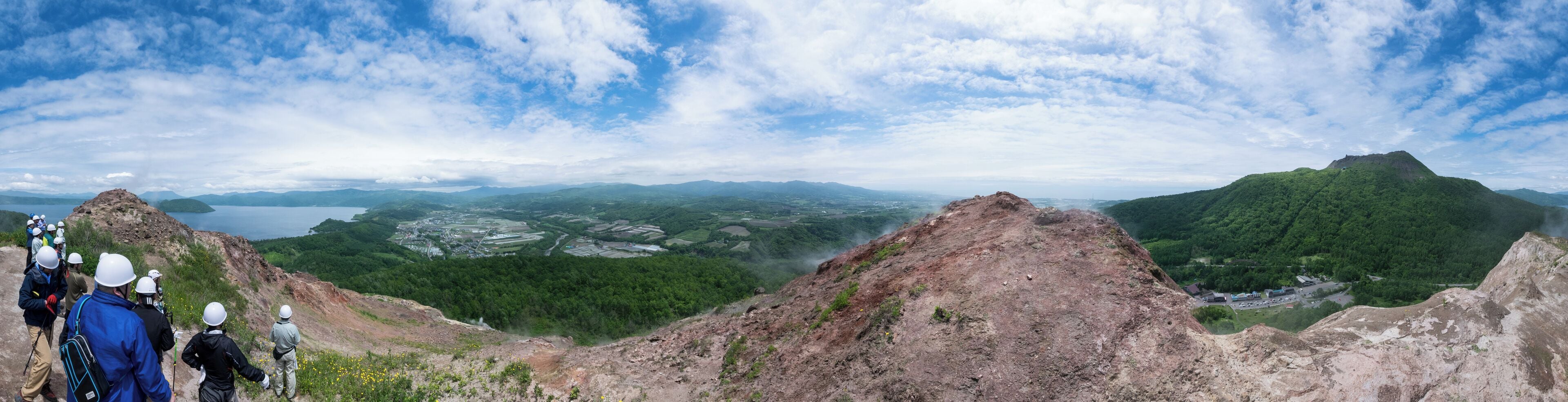 Views from the top of Shōwa-shinzan.
