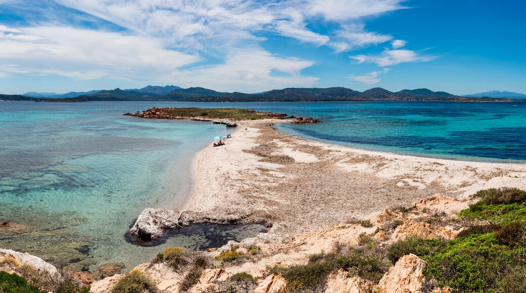 Panoramic view of the marine protected area of the island of Tavolara, municipality of Olbia, - Sardinia