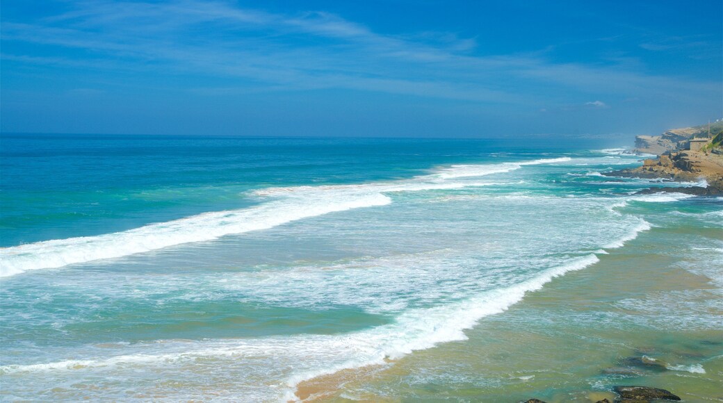 Macas Beach featuring waves and general coastal views