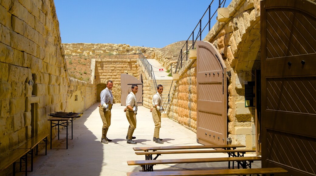 Fort Rinella featuring a statue or sculpture and heritage architecture