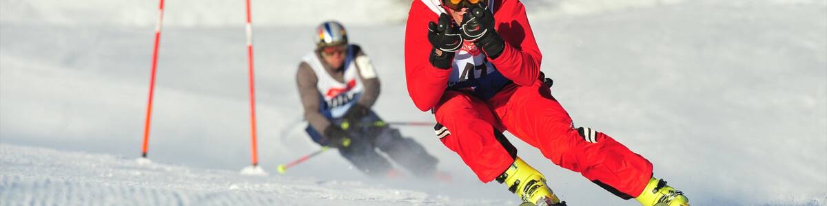 Nassfeld-Hermagor-Skigebiet das einen Schnee, Sportevent und Skifahren