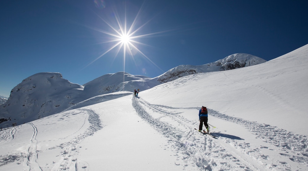 Nassfeld-Hermagor Skiing which includes mountains and snow