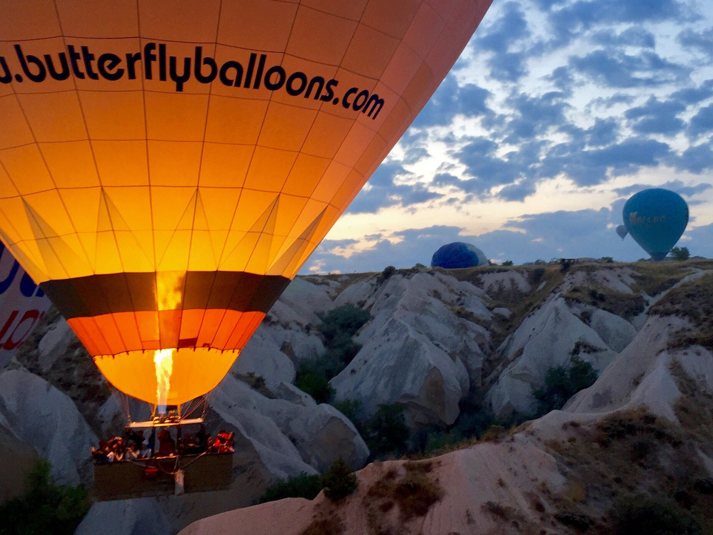 We started low in a Valley with cliff dwellings and lifted up to this amazing vista!