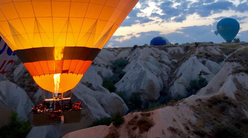 We started low in a Valley with cliff dwellings and lifted up to this amazing vista!