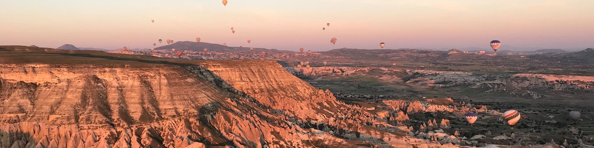 Watching the sunrise from a hot air balloon in the Cappadocia region of Turkey is a truly unforgettable experience! #LifeAtExpedia #ViewFromAbove