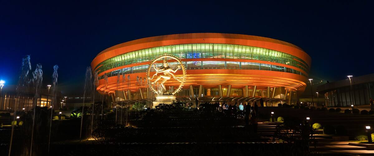 Bharat Mandapam is an International Exhibition-cum-Convention Centre located in New Delhi, India