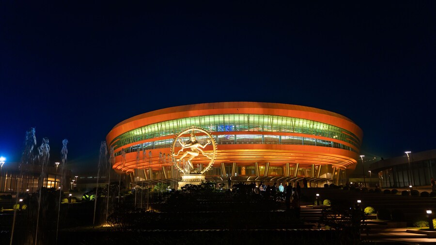 Bharat Mandapam is an International Exhibition-cum-Convention Centre located in New Delhi, India