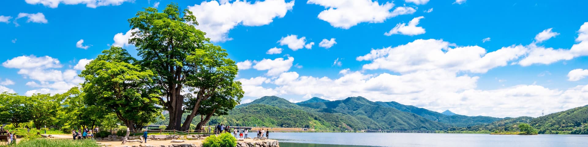 Dumulmeori landscape is beautiful blue skies