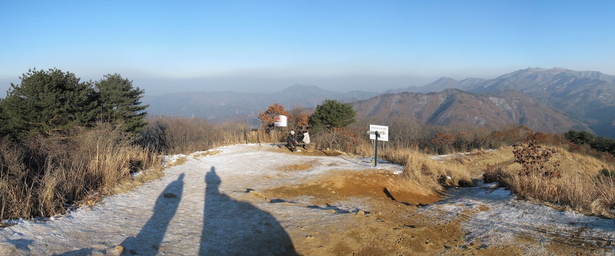 Panoramic View at Peak of Yumyeong Mountain