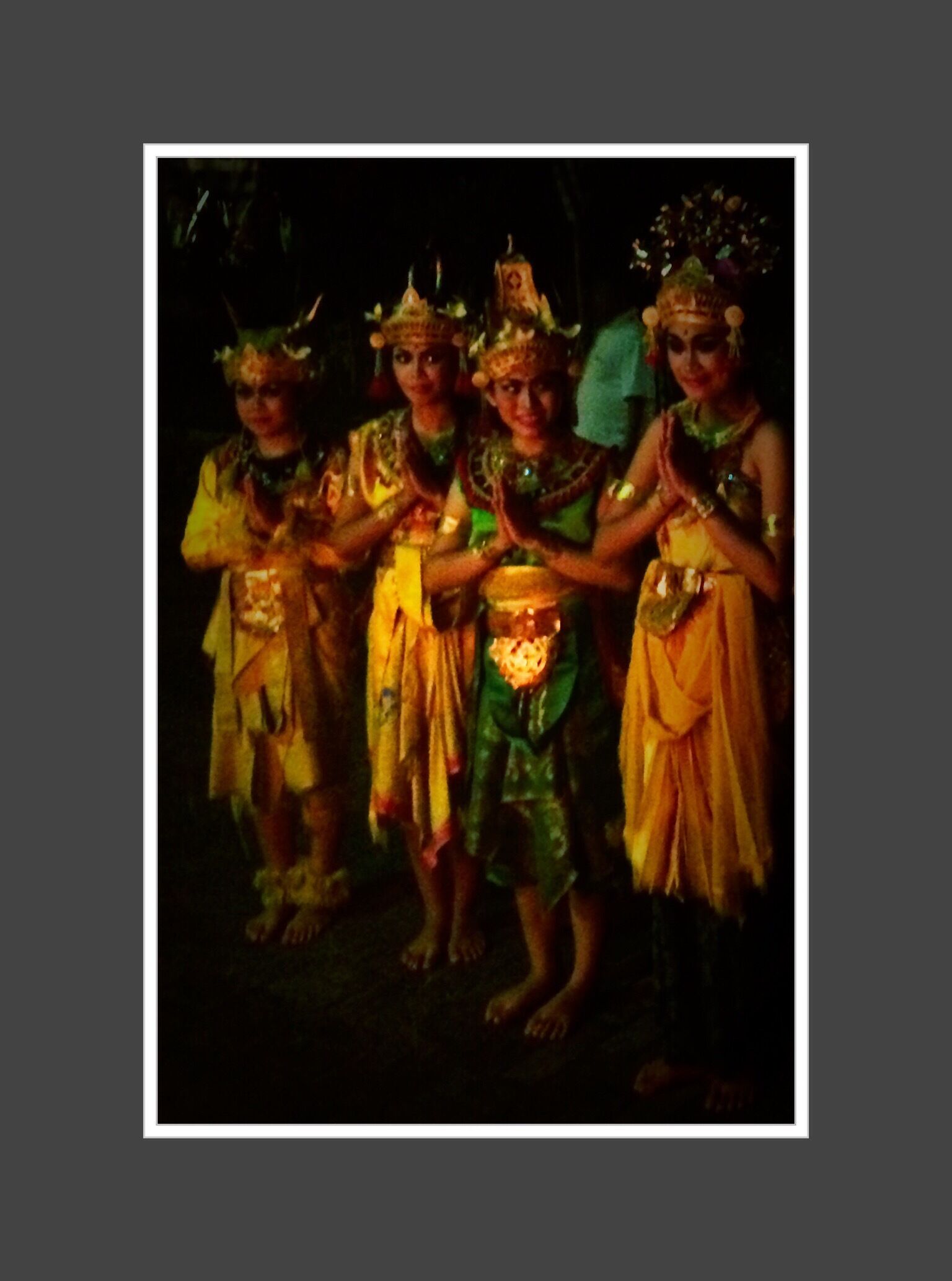 Bali women in traditional dress.