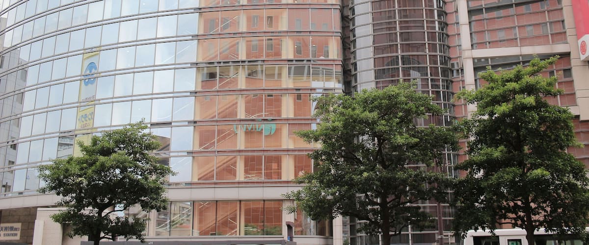 Tenjin street in Fukuoka, Japan.