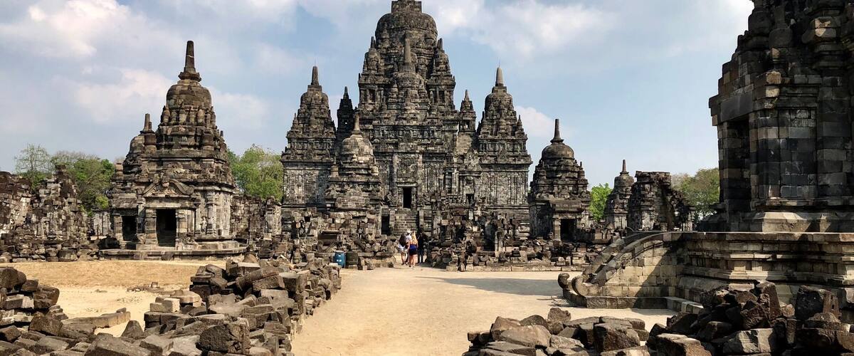 Sewu Temple, an 8th century Buddish temple located in Jogjakarta, Indonesia. It supposed to have 249 different temples, only a few still standing. #History Photo Contest