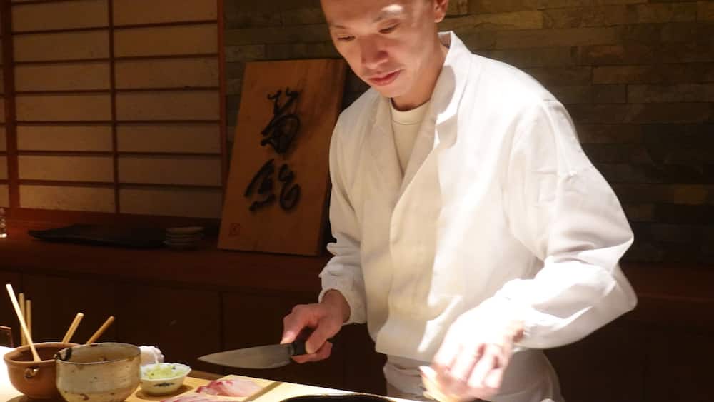 Kikuzushi Mr.Seguchi is the super #Sushi master.