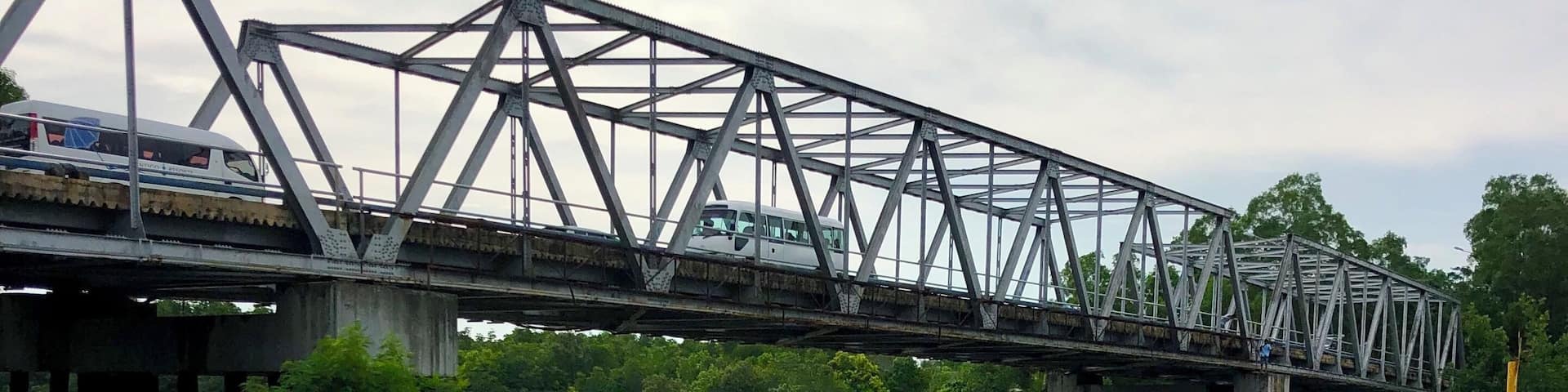 The bridge near the ferry terminal