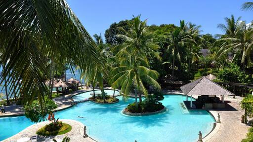 Tropical beach holiday resort in Batam