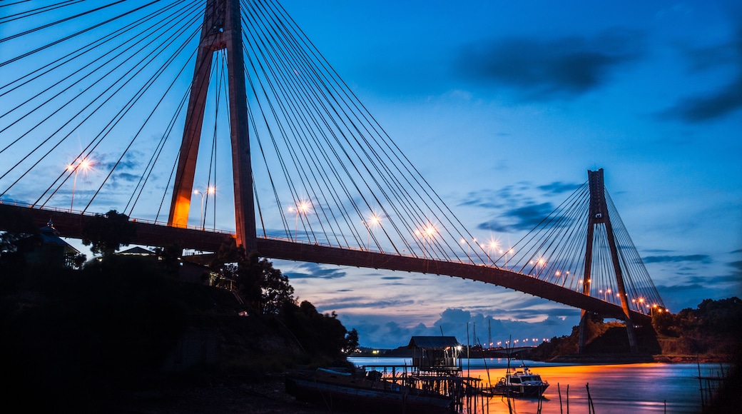 barelang bridge at batam island, indonesia