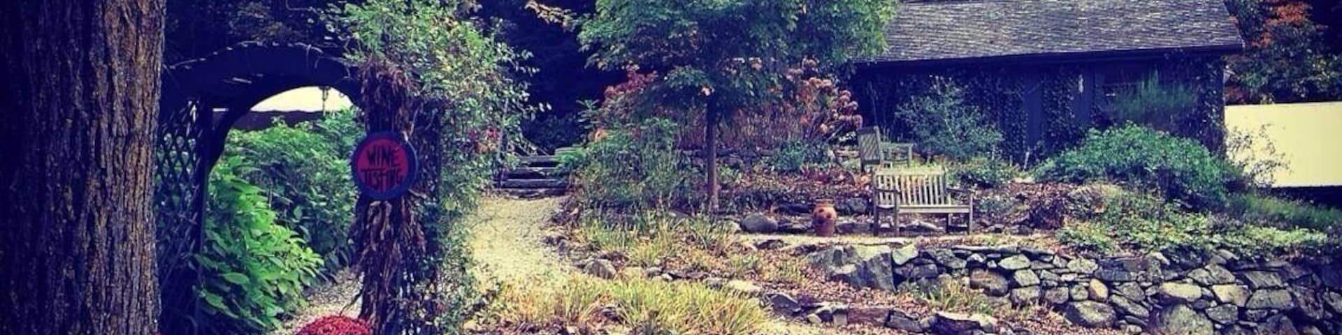 Fantastic place to see the leaves and have a glass of wine or two