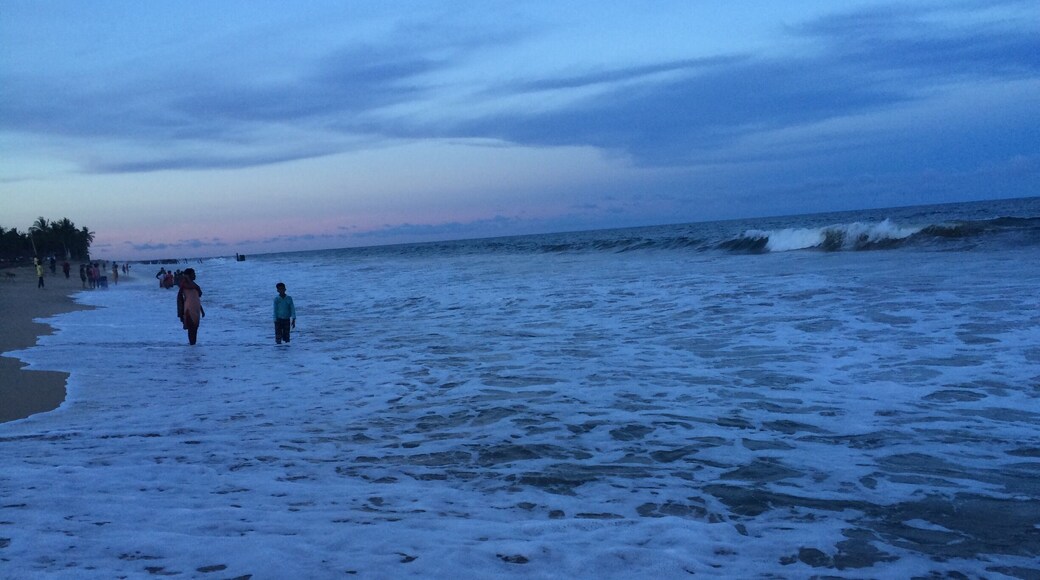 A lovely beach close to Puducherry