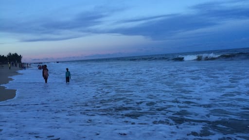 A lovely beach close to Puducherry