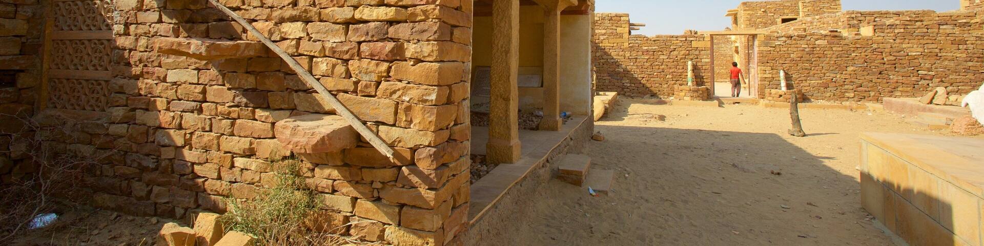 Khaba Fort showing a ruin and heritage elements