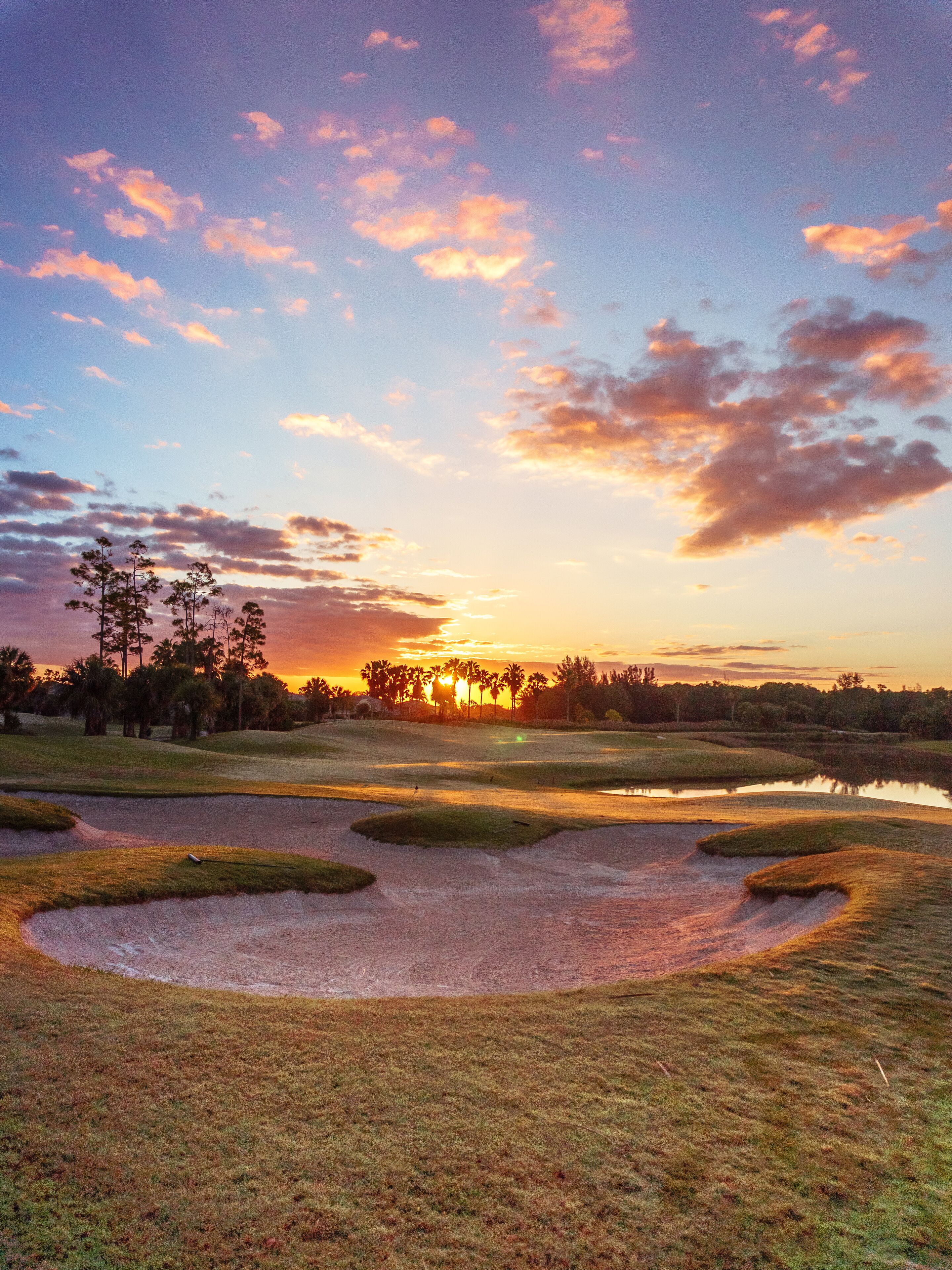 Golf Course Sunrise / Sunset in Florida