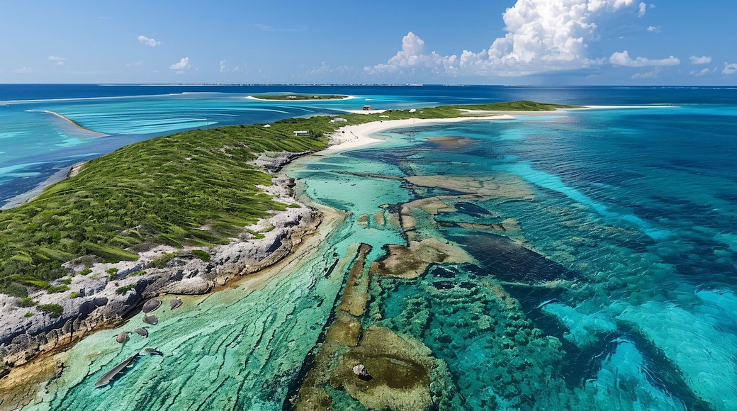 Overlooking Munjack Cay in Abaco, Bahamas