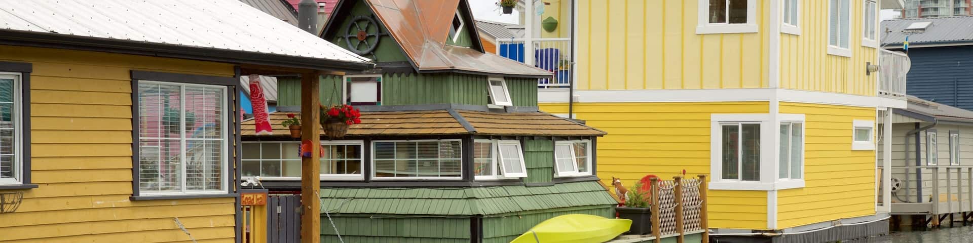 Fisherman\'s Wharf Park som omfatter en bugt eller havn