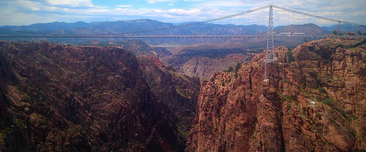 Royal Gorge Bridge is the highest suspension bridge in the United States. Newly reopened after the fires of 2013.