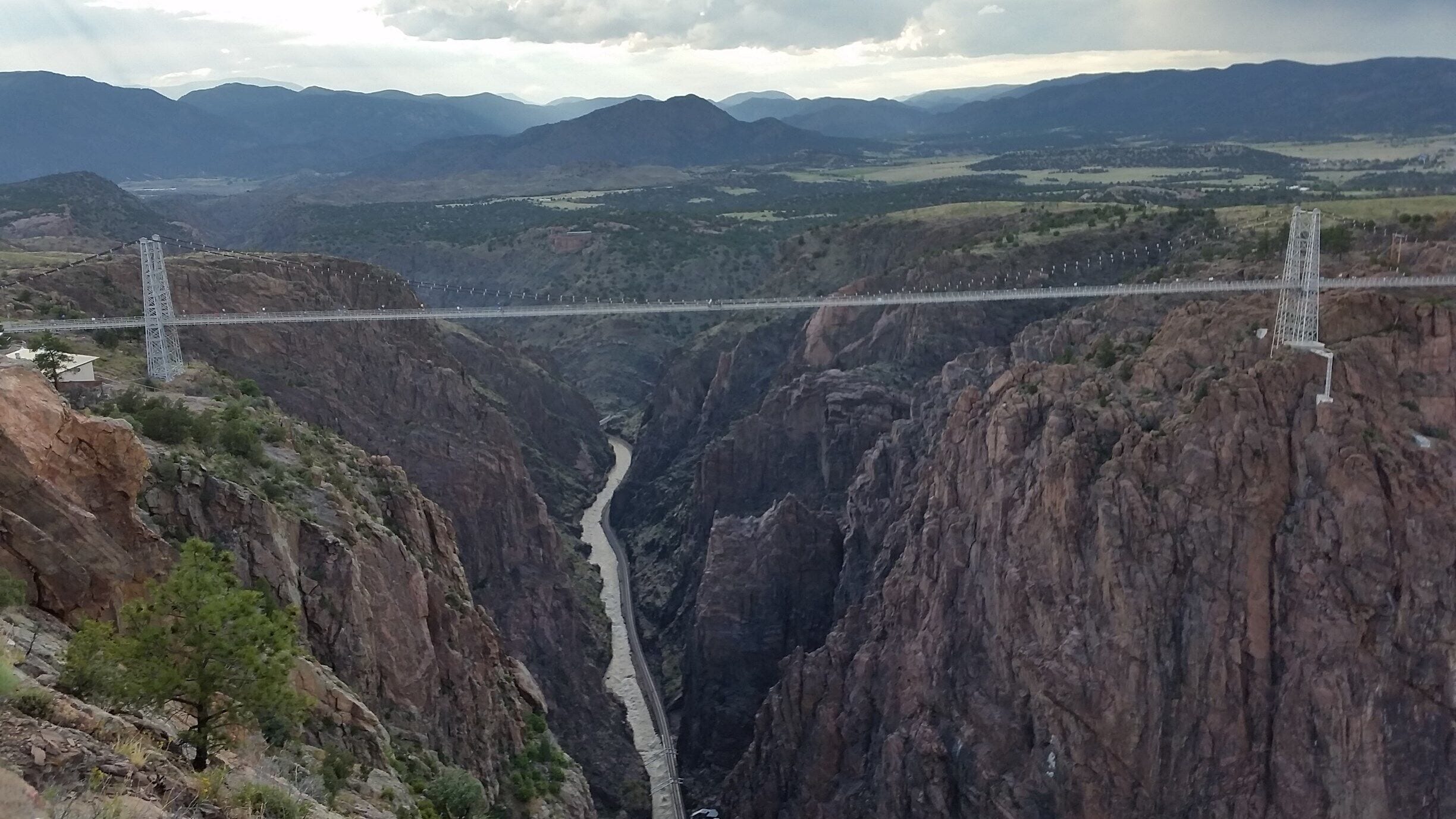 This spectaclar pedestrian bridge is suspended 1250 feet above the Arkansas River. Ride the tram across and take the zipline back -- it was my first time ziplining! Finally, a zipline worth your time! We also did the swing, and I have video of me screaming on facebook to prove it's nuuuuts! 
#adventure #scenic #Colorado