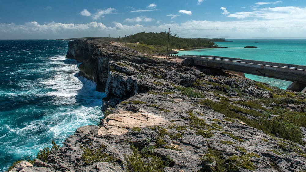 Glass Window Bridge, Eleuthera Island, Bahamas