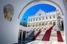 The famous church of Panagia Megalochari Evangelistria, Tinos island, Cyclades, Greece.