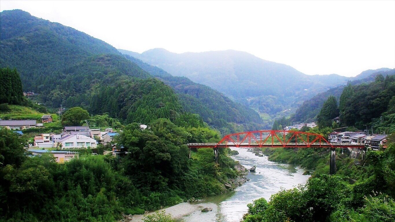 The place near Oboke Station in Tokushima, Japan
