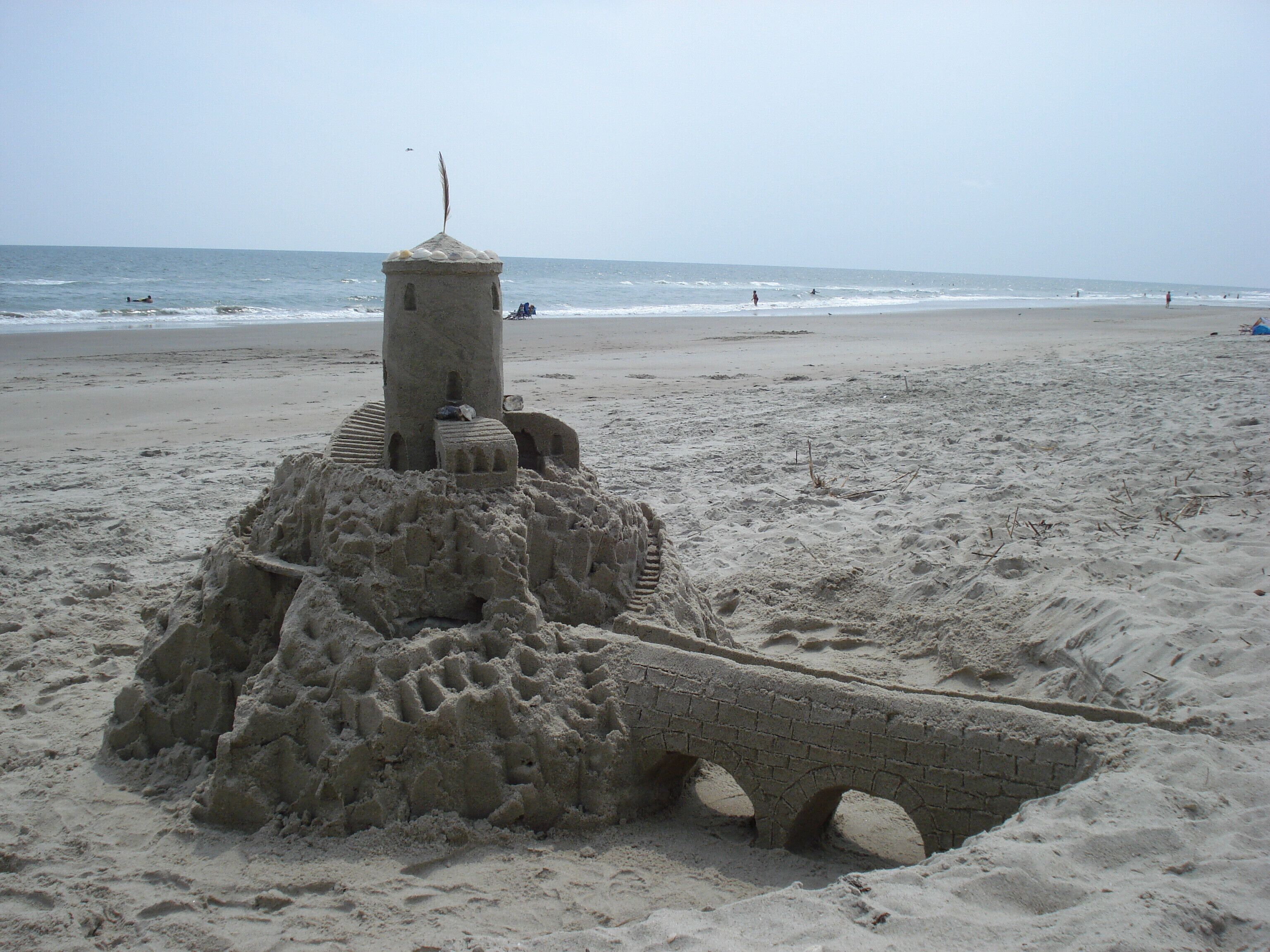 Holden Beach has great sand for making sand castles
#LifeAtExpedia