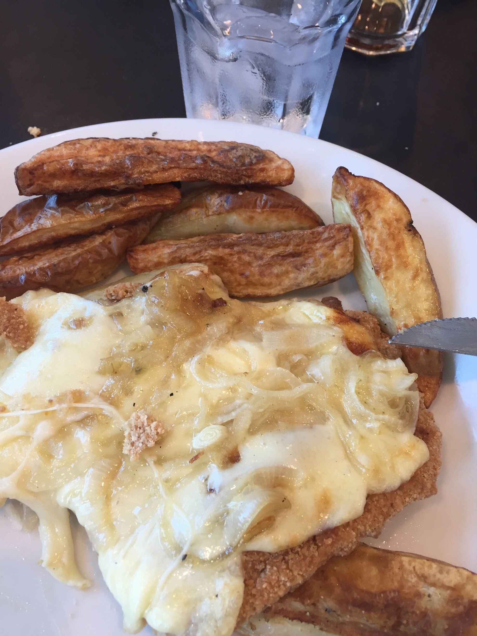 Suprema de pollo con queso y cebolla #bomba