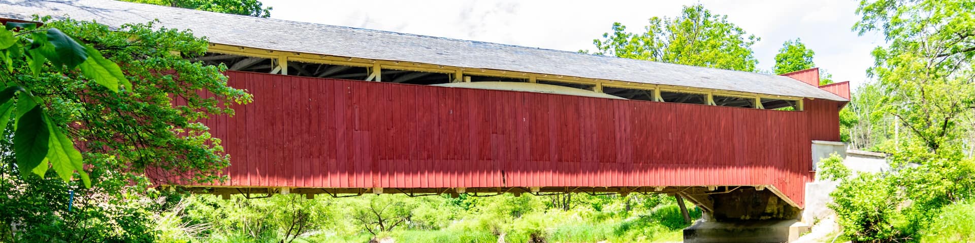 Geiger's Covered Bridge in Lehigh Valley Pennsylvania