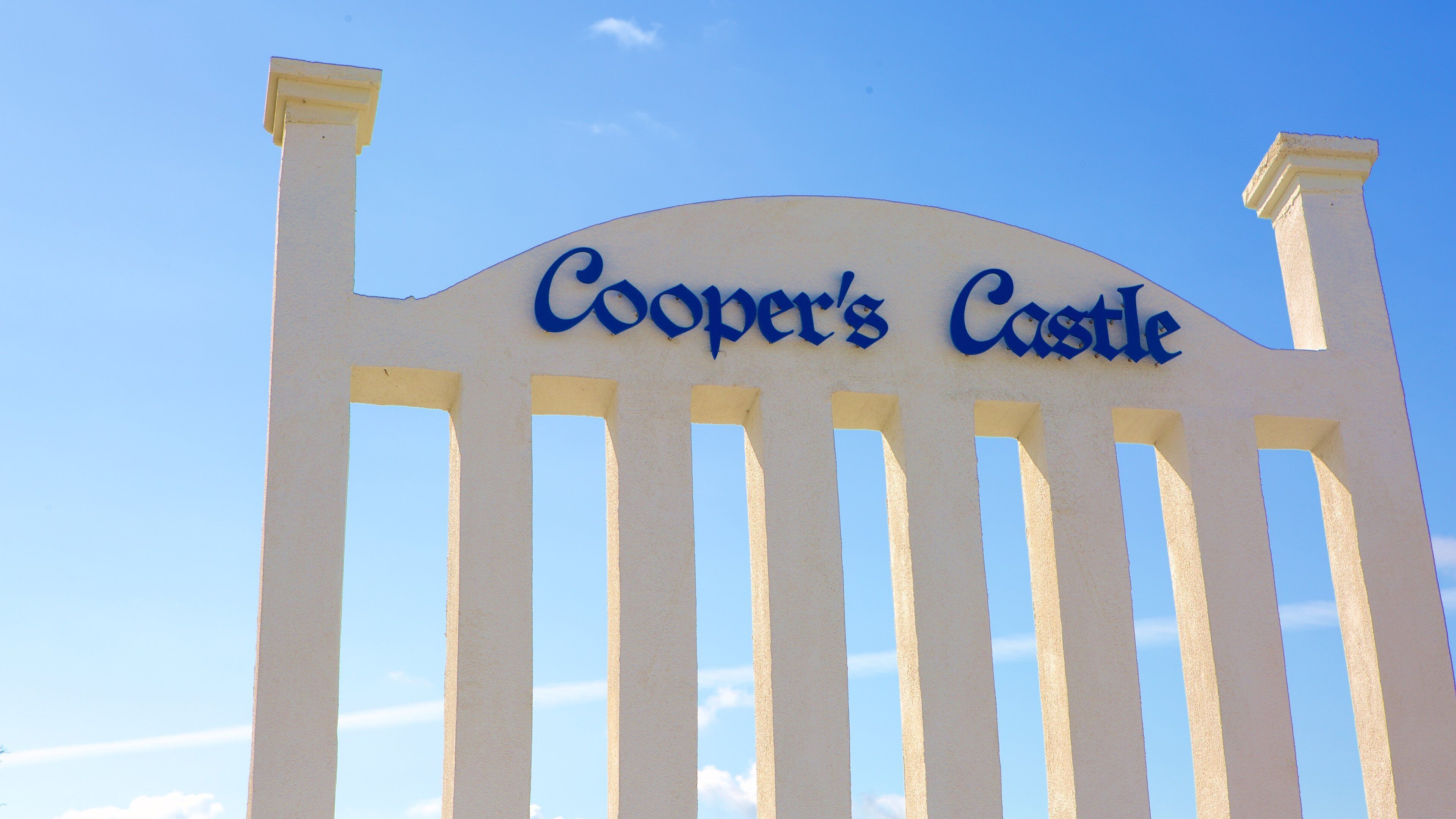 Cooper\'s Slot og byder på skiltning